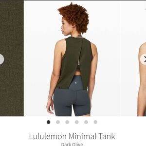 Lululemon Minimal tank